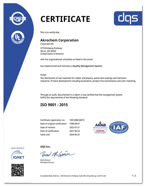 ISO 9001 Accredidation